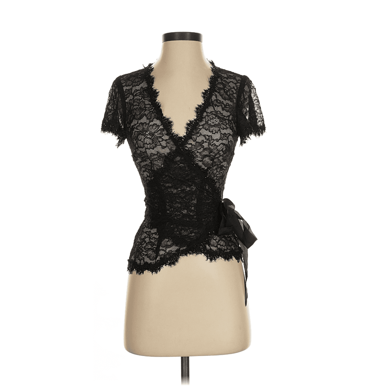 Lace wrap top